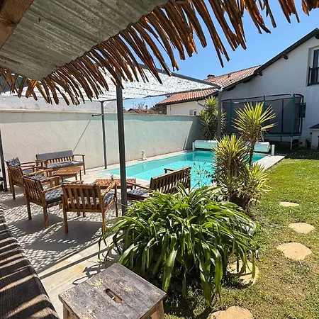 Tiki Bar Piscine Chauffee Et Jacuzzi 4 Villa Labenne